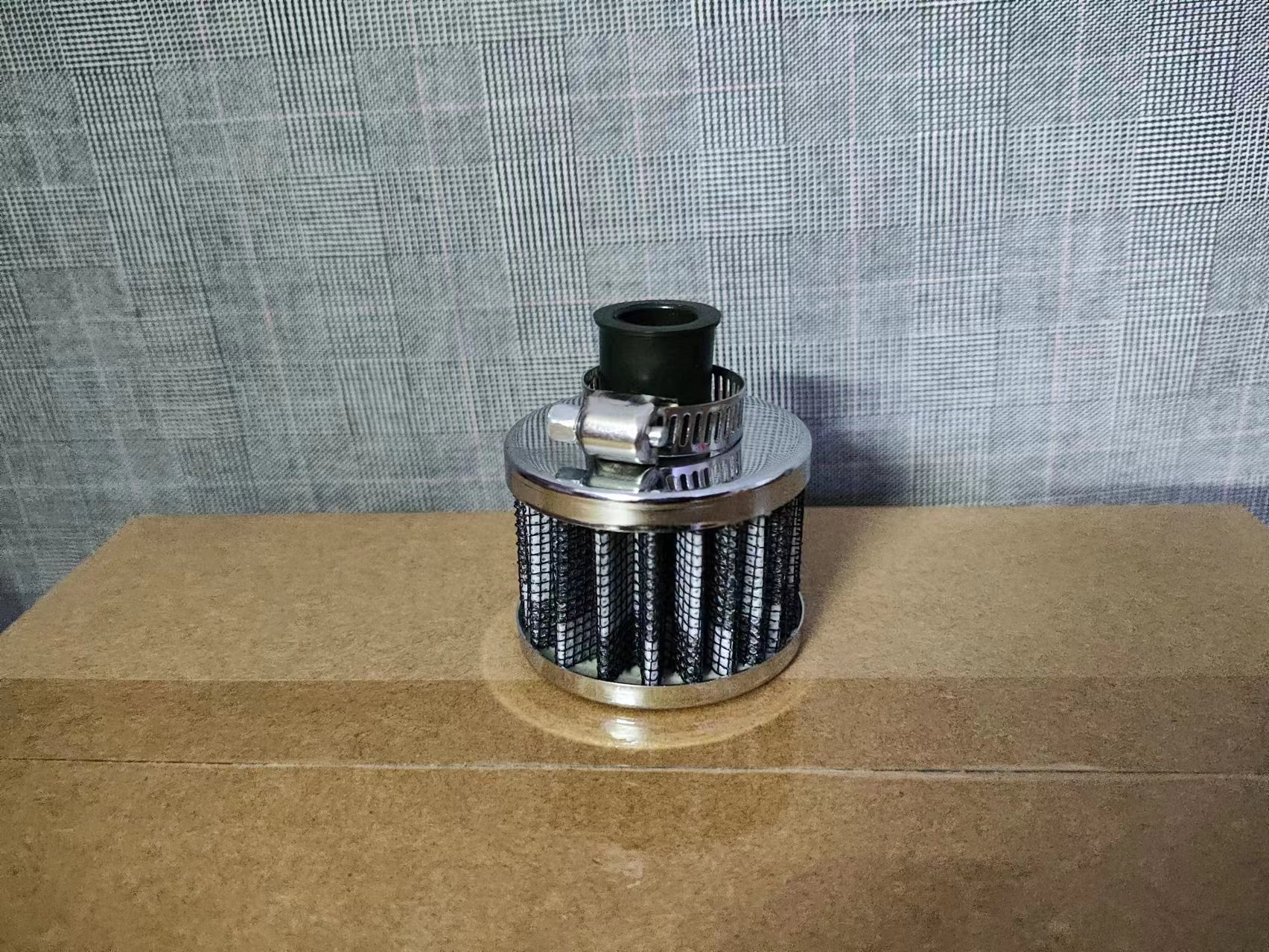 K&N Motorfiets Mini 12mm Universele Filter 13963-4 Voor Koude Lucht High Flow Carterontluchting Auto Accessorie KN Inlaatluchtfilters: Ivoor