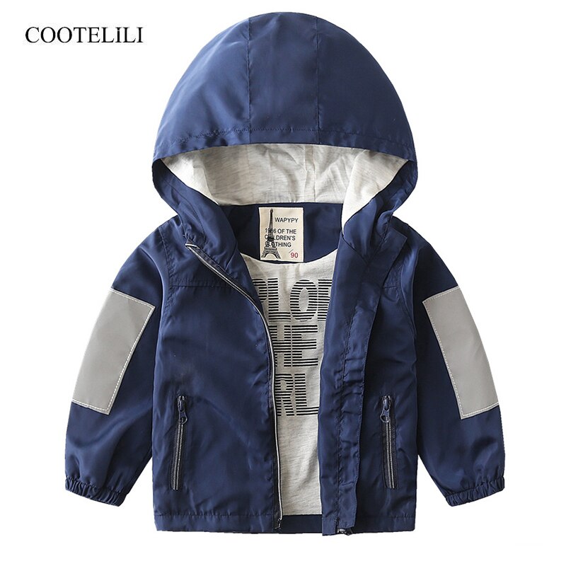 COOTELILI Niedlich Marine Frühling freundlicher Jungen Jacke freundlicher Windjacken Mädchen Graben Mantel freundlicher Herbst Kleidung Für Mädchen