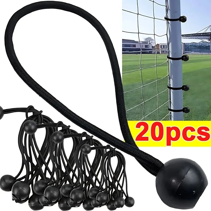Outdoor Elastic Ball Rope Bungee Cords Portable Tent Fixing Tarpaulin Awning Canopy Heavy Duty Tarp Tie Down for Shelter Cargo