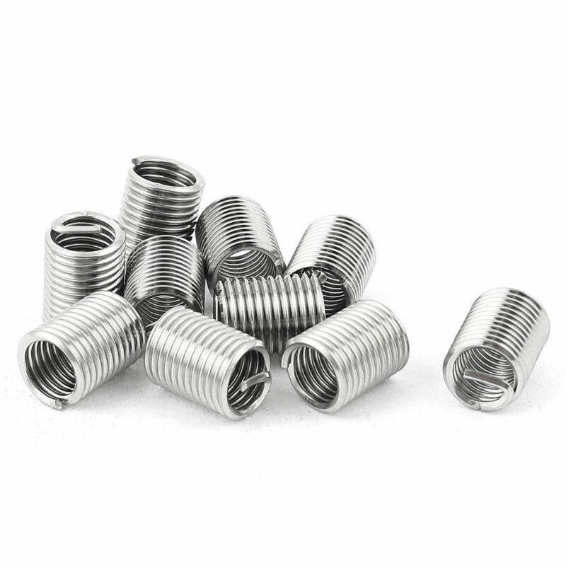 10pcs Stainless Steel Coiled Wire Helical Screw Bu... – Grandado