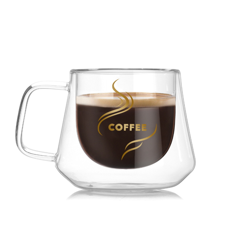 Lille kaffekande i glas, moka husholdnings varmebestandig håndkaffe i rustfrit stål filter kaffekande, husholdnings køkkenudstyr