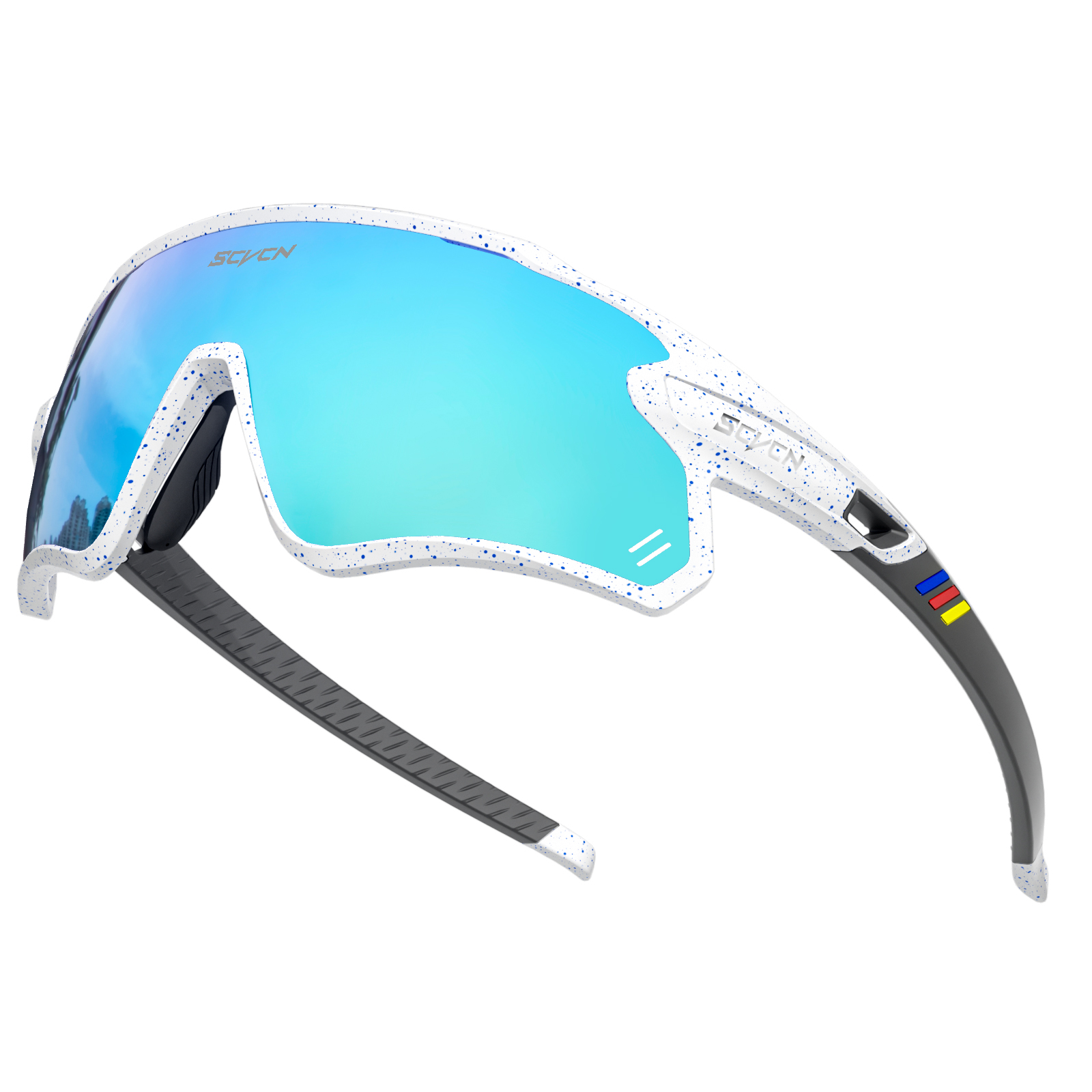 Scvcn cykelsolglasögon cykelglasögon sportcykel herrglasögon utomhus mtb väg löpning solglasögon  uv400 skyddsglasögon