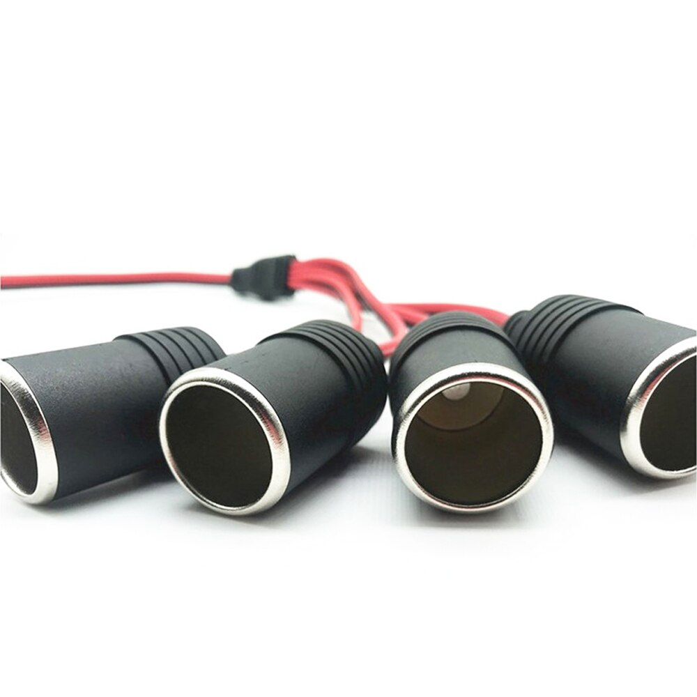 High Power 4 Way Autolader Sigarettenaansteker Plug Socket Splitter Adapter