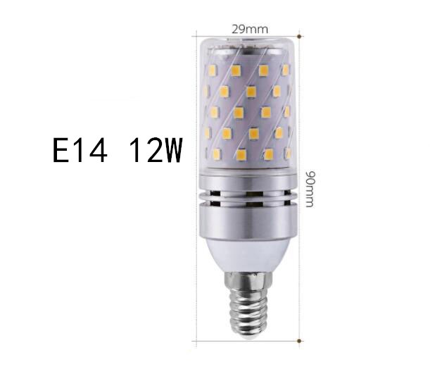 E27 b15 b22 e26 25w 40w led majspære smd 2835 led pære 110v-220v led'er stearinlys spotlight