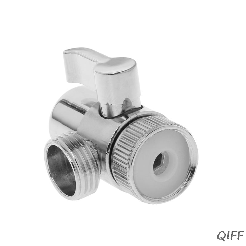 Brass 3-way Diverter Valve Faucet Connector Adapter Three Head Function Switch Mar28