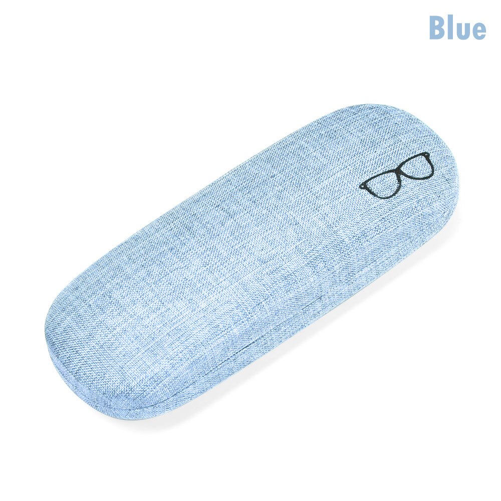 1Pc Unisex Magnet Glasses Box Women Men Portable Sunglasses Case Optical Reading Eyeglasses Box Eyewear Protector: C-blue