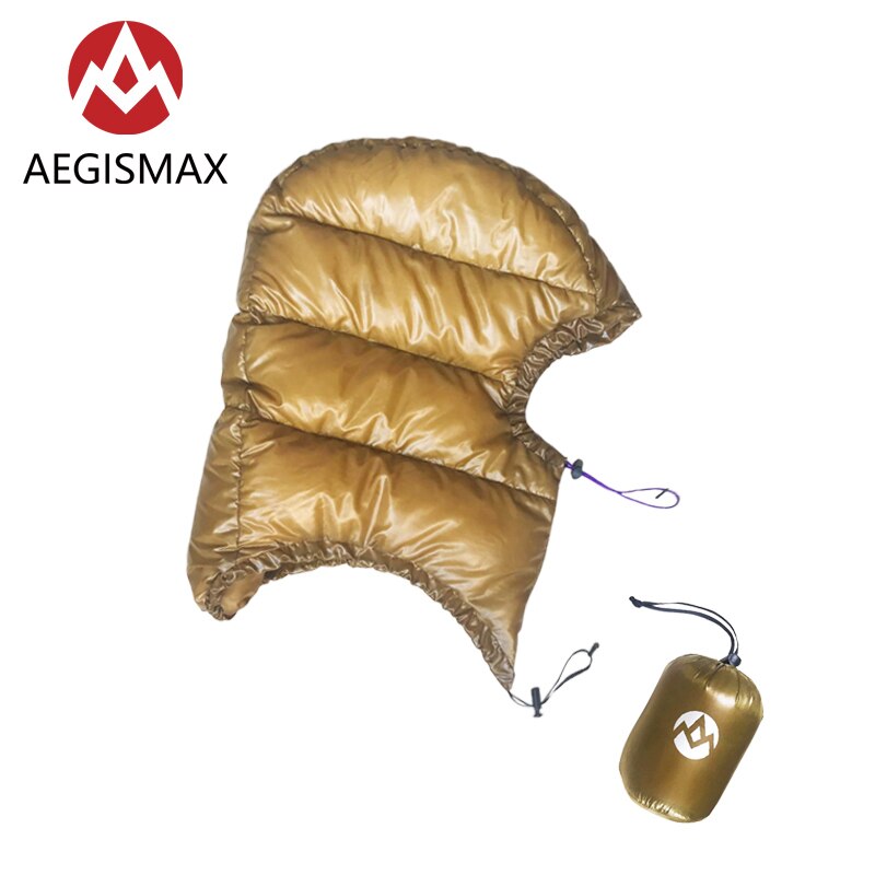 AEGISMAX Golden HAT Outdoor Mountain Climbing Camping Ultralight Down Hat Unisex Windproof Warm Hat: Default Title