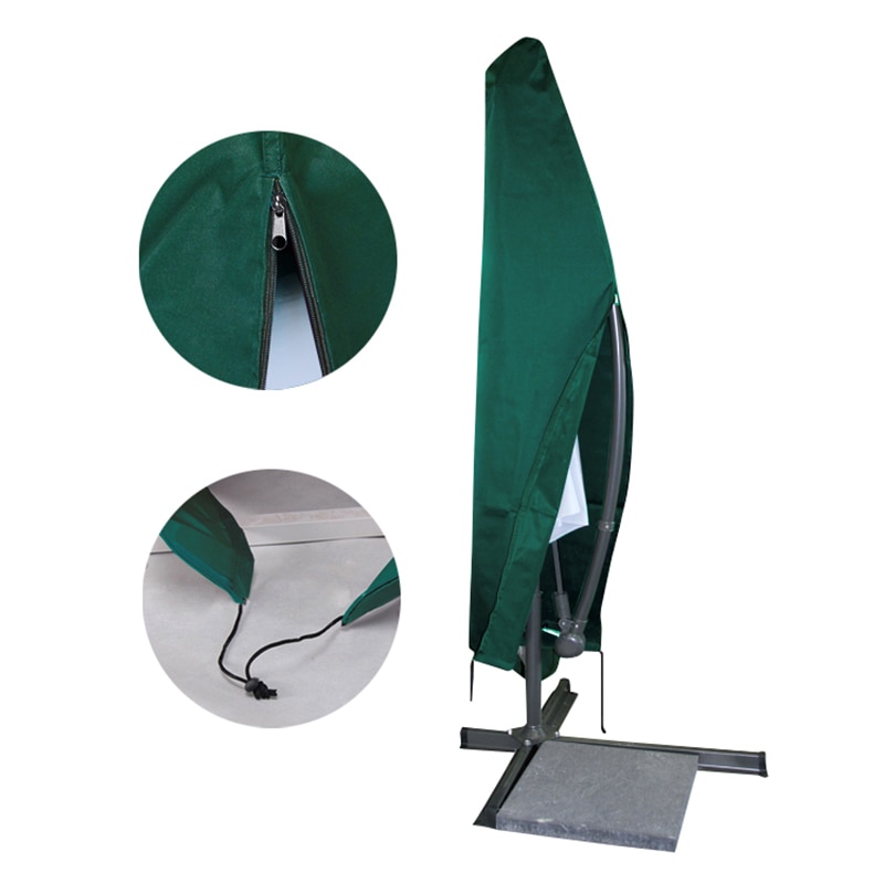 Terras Waterdichte Paraplu Bescherming Cover Met Rits Geschikt Voor Tuin Cantilever Parasol Paraplu Doos