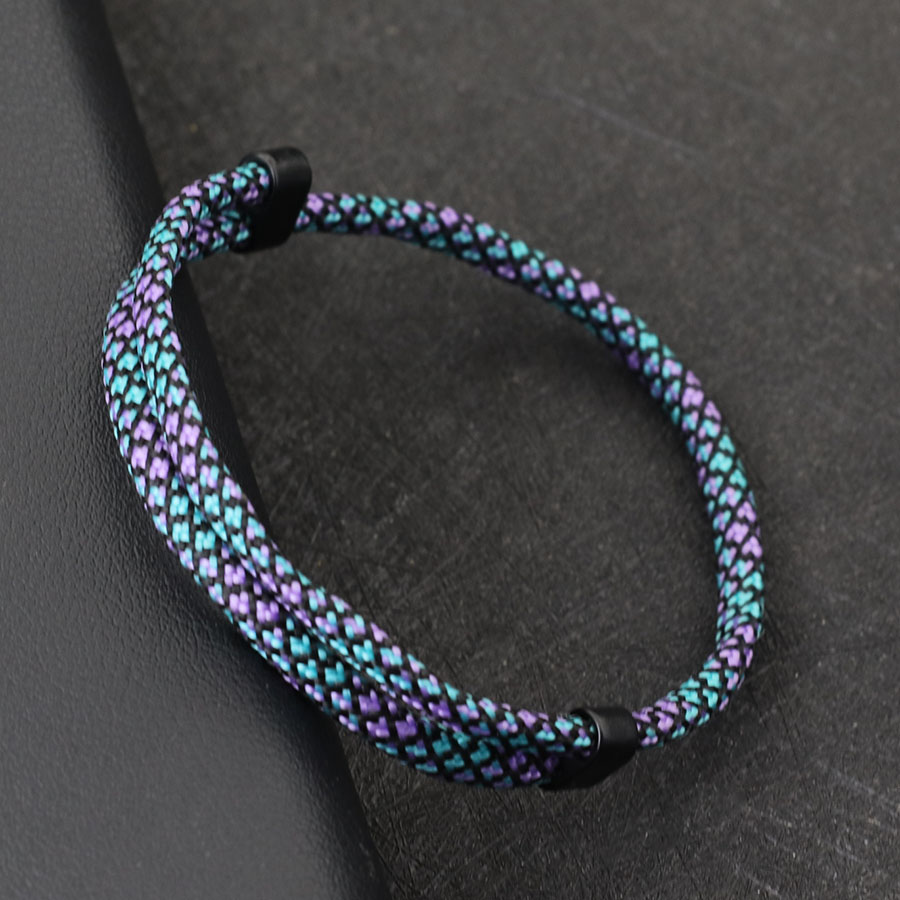 Etnische Verstelbare Armband Koord Een Paracord Brasplet Unisex Zomer Strand Vrijetijdsaccessoires Wens Stof Braclet Pulseria: VERMEIL