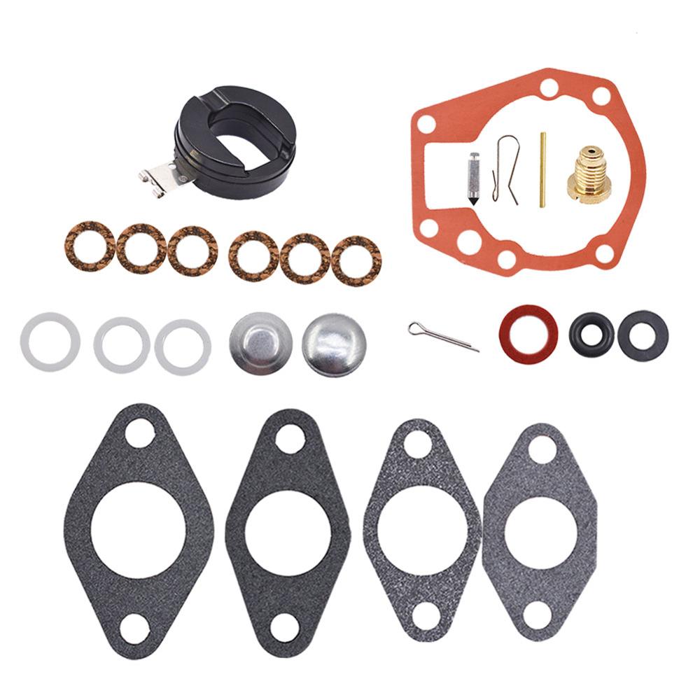 Carb Repair Kit with Float For 2hp/3hp/4hp Johnson Evinrude 398532 187043