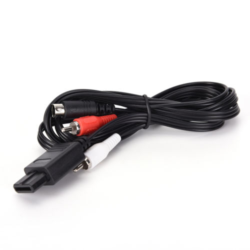 FZQWEG S VIDEO Cable for Nintendo SNES N64 GameCube SVHS Red White S-Video S-VHS