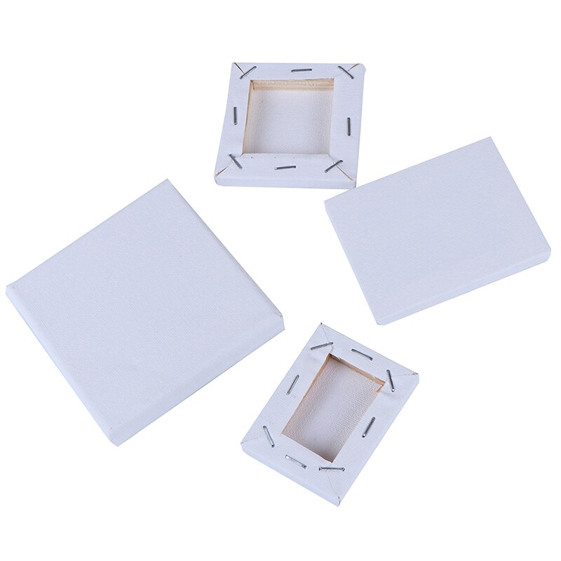 1Pc Canvas Schilderij Frame Acryl Olieverf Diy Craft Supply Mini Artiesten Canvas Art Tekentafel Leeg