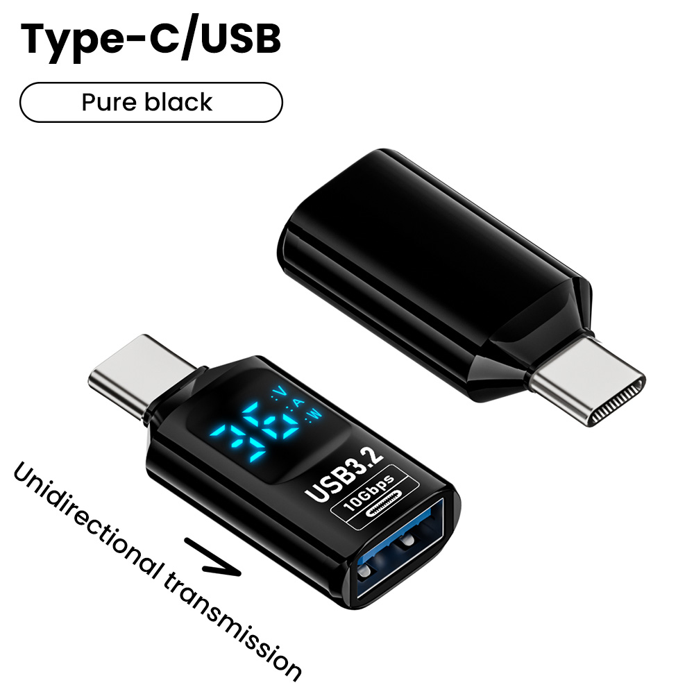 60W Adapter żeński typu C na USB A męski Szybkie ładowanie 36W USB A na USB Adapter USB A żeński na USB C męski Konwerter: Rose Gold
