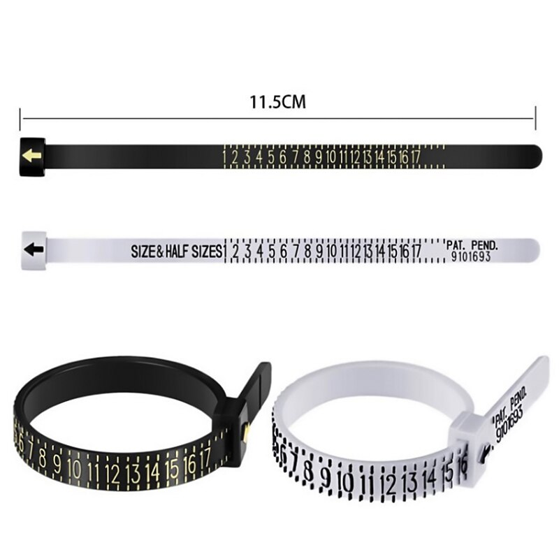 Finger size measurement circle Measuring tape size Finger circumference measurement US tape Soft Ruler Measuring ring size