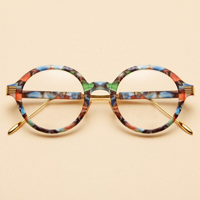 TR90 Round Glasses Frame Women Men Vintage Circle Eyeglasses Optical Myopia Prescription Eyewear Frames Clear Spectacles Oculos