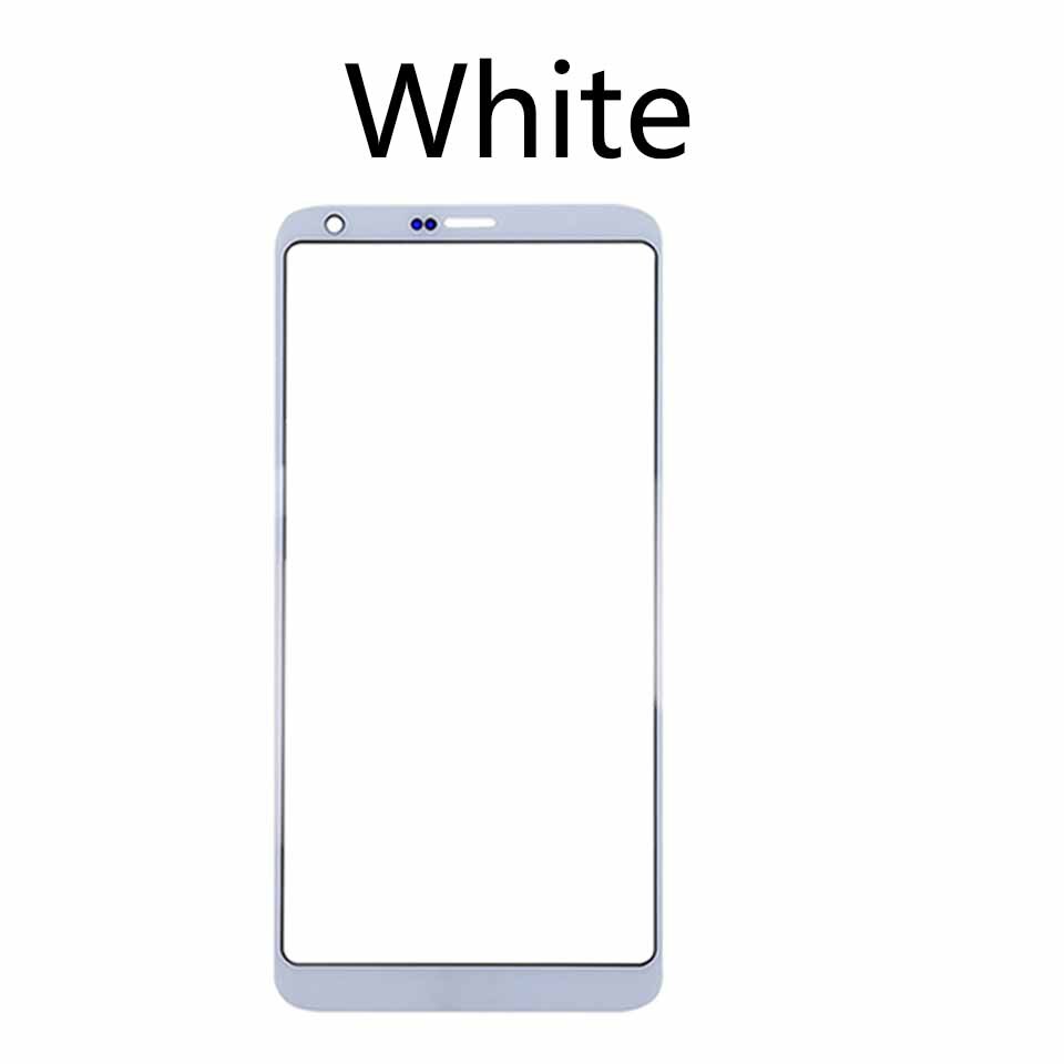 Touchscreen For LG G6 G6+ G6 Plus H870 H871 H872 H873 H870K H870S H870DS LCD Front Touch Screen Glass Outer Lens Replacement: White-No tool