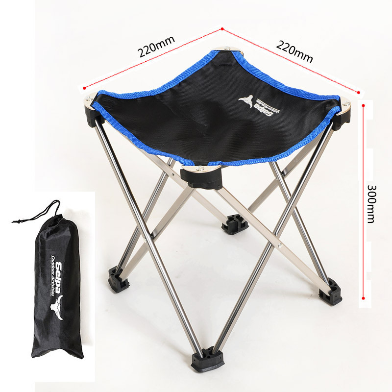 Utomhus hopfällbar pall bärbar stol lounge ultralätt flyg aluminiumlegering mazza fiske  c3 camping strandmöbler
