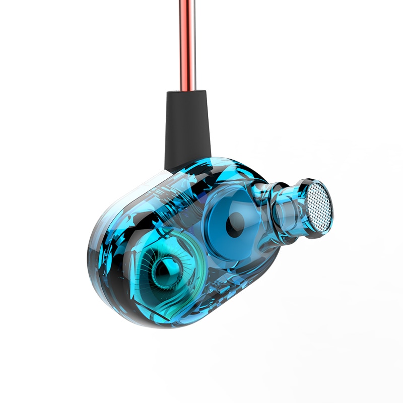 KZ ZSE In-ear Headphones - Dual Driver Subwoofer HIFI DJ Monitor - Wired Sport Earphones for Mobile