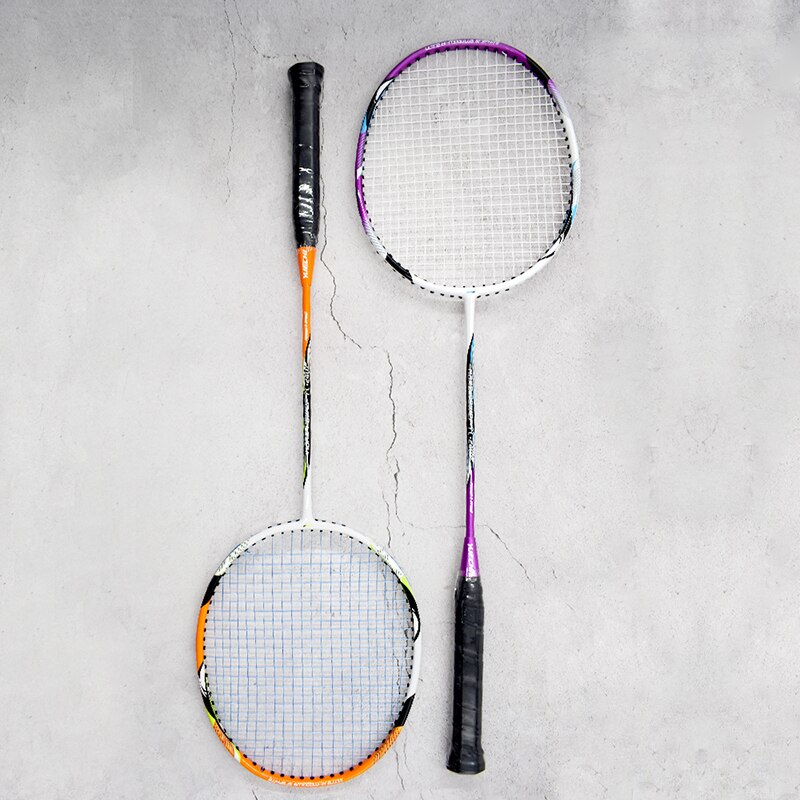 Profissional par de badminton raquete 100% fibra carbono ofensiva raqueta formação badminton 24lbs raquete com saco