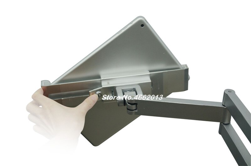 7-10.1 inch android tablet vesa wall mount security articulating lock mounting dispaly bracket for Samsung 10" for Surface pro