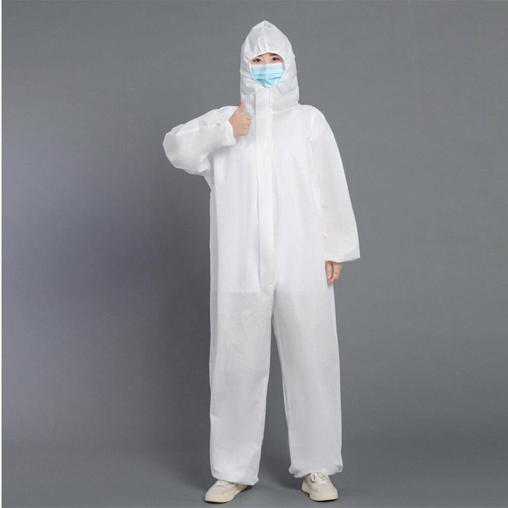 Beveiliging Kleding Anti-Statische Wegwerp Overall Stofdicht Kleding Pe Ademende Isolatie Kleding Arbeid Pak Een-