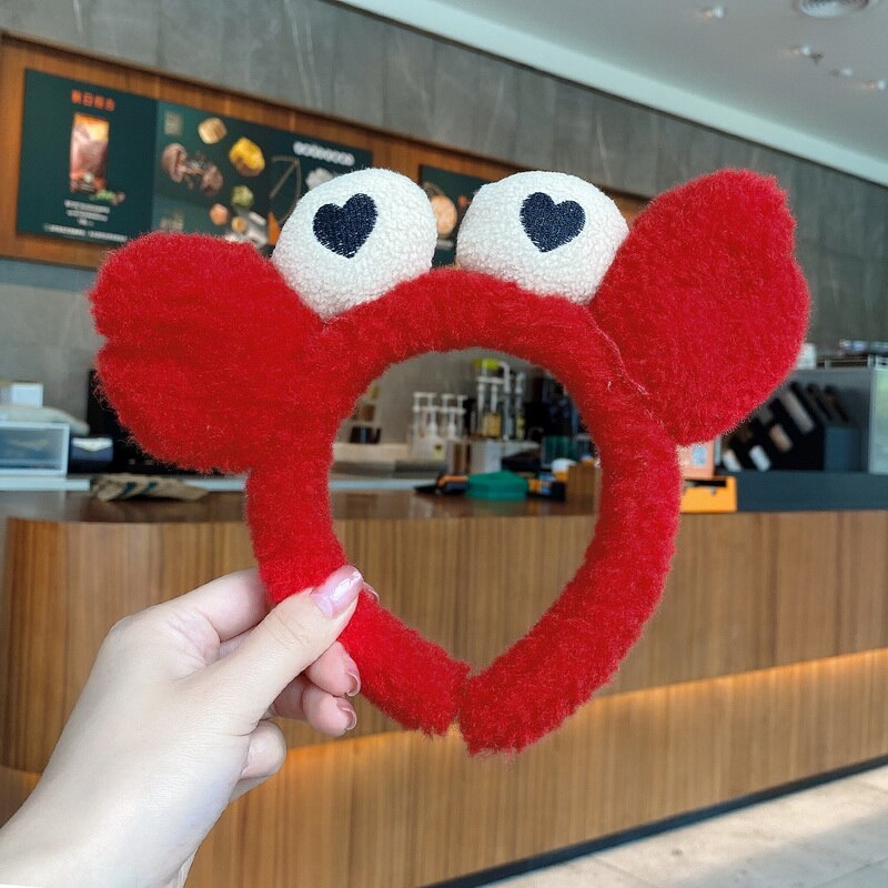 Autumn Winter 1Pc Velvet Soft Warm Headband Hair Band Headwear for Women Girl Mix Styling Hair Accessories: red