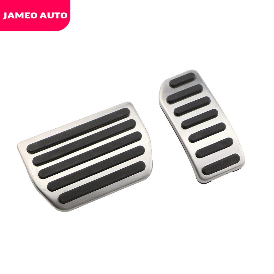 Jameo Auto Edelstahl Auto Gas Pedal Abdeckung Bremse Pedale passen für Volvo XC60 V60 S60 S40 C30 - teile Zubehör