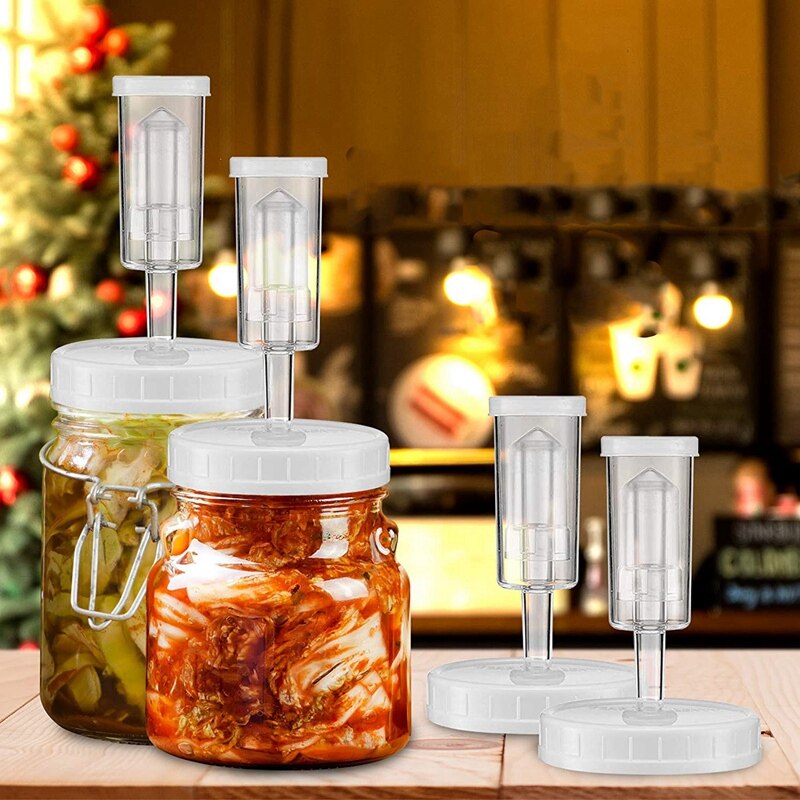 Mund Mason Gläser Deckel Gären Deckel mit Luftschl... – Grandado