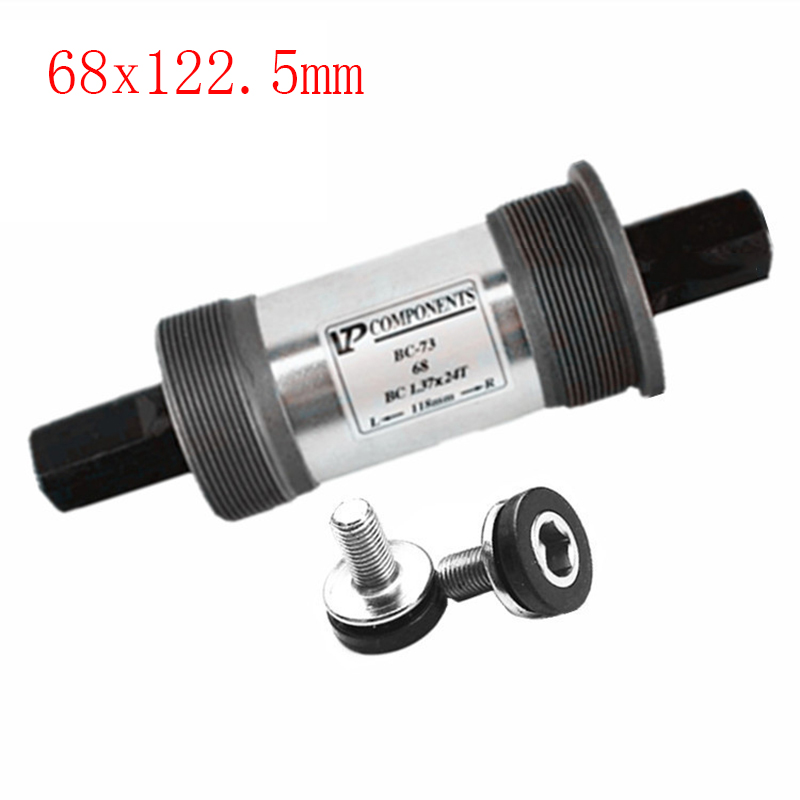 Bicycle BSA Bottom Bracket VP-BC73 103 107mm 110.5mm Quare Hole Crank Axis bicycle parts BB for Square Tapered Spindle Crankset: Navy Blue