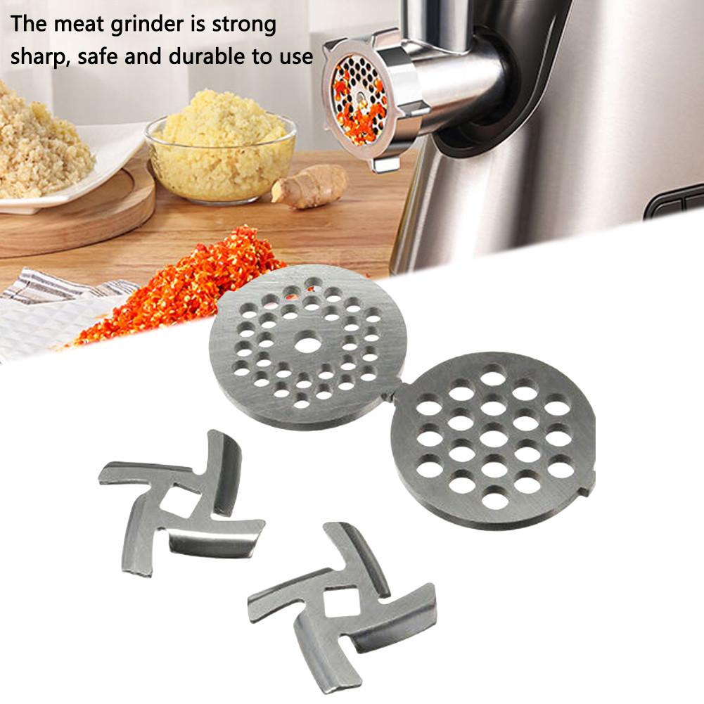 4PCS Meat Grinder Accessories Household Steel Alloy Meat Chopper Grinding Spare Part Accessories Quick Meat Mince
