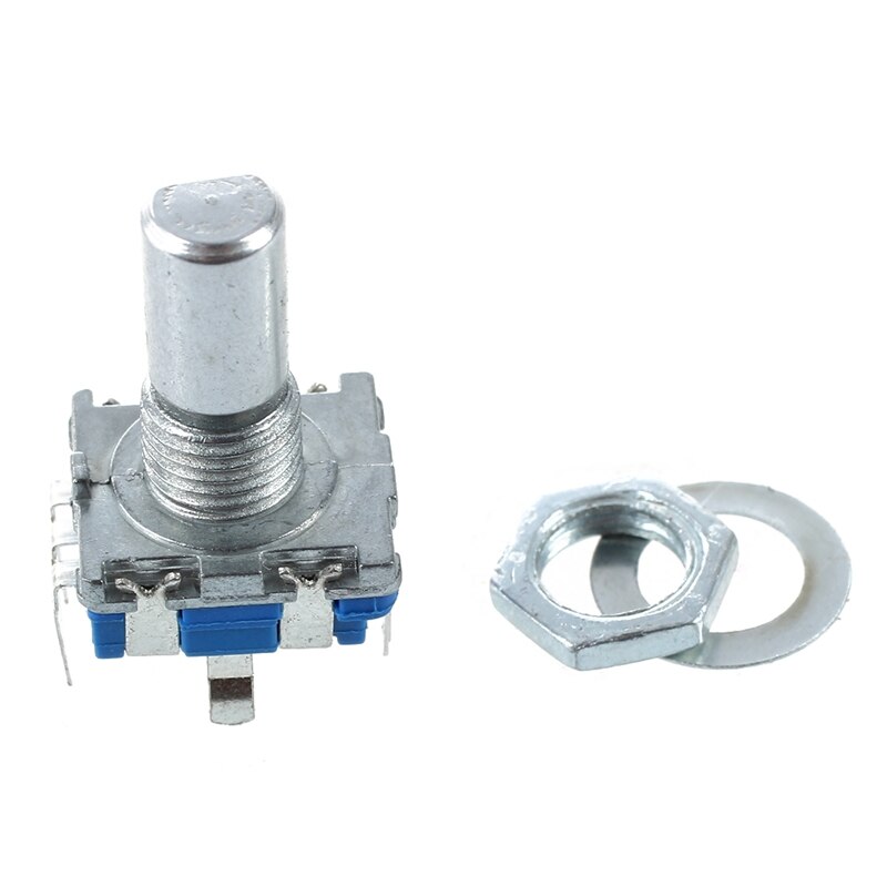 10 Pcs 12 Mm Key Switch Rotary Encoder Switch &amp; 1 Pcs Green Auto Circuit Tester DC 6V-12V-24 Volts Voltage Gauge Test Pencil Car