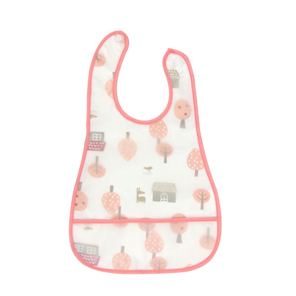Bibs EVA Waterproof Adjustable Lunch Feeding Bibs Cartoon Feeding Cloth Children Apron Babador Bandana: 2