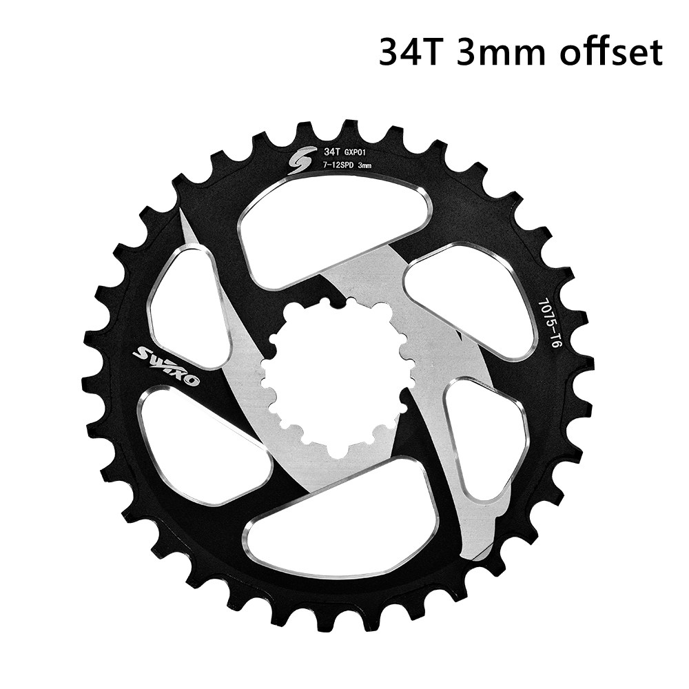 SWTXO MTB Cranks Arms for Bicycle Crankset Bottom Bracket MTB Crank 170/175mm Chainring Crown 32T 34T 36T 38T Teeth for Sram xx1: Chainring 34T