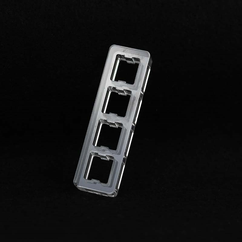 Switch Tester Base Transparent Acrylic Plate For Cherry Switch Blue Red Black Brown Silver green Switch Storage Display Board: BROWN