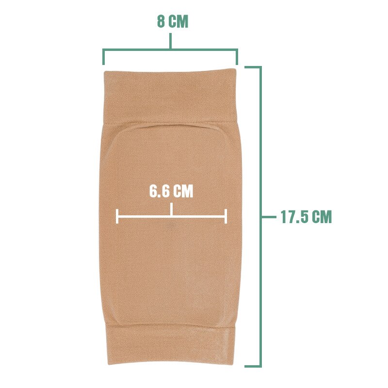 1 par mjuka sko linrelastisk gelbandage nylon ärm ankel häl fot skyddande is konståkning ridning andas