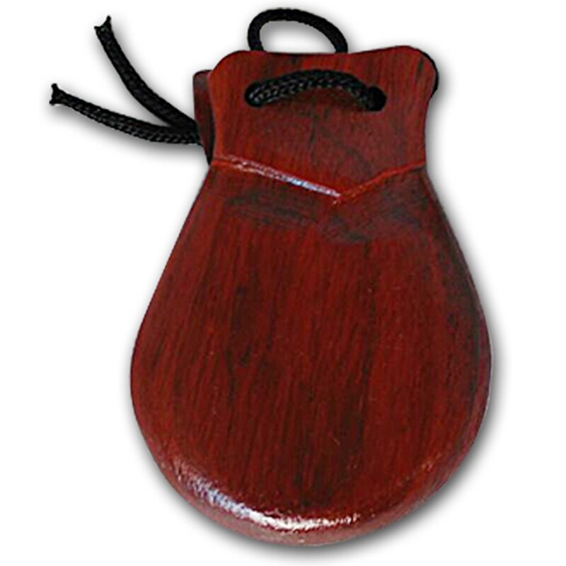 Orff Instruments Durable Wooden Clapper Castanet Hand Percussion Instrument