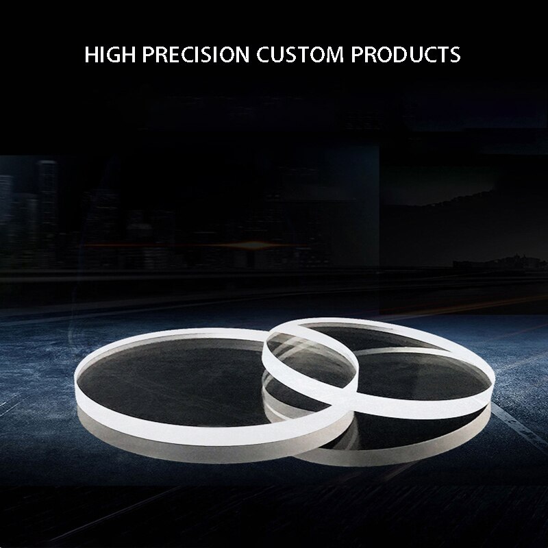 Średnica 12*2mm szkło kwarcowe okrągły talerz miejsce 10 sztuk wysoka przejrzystość powlekane szkło optyczne pokrywa ze szkła optycznego