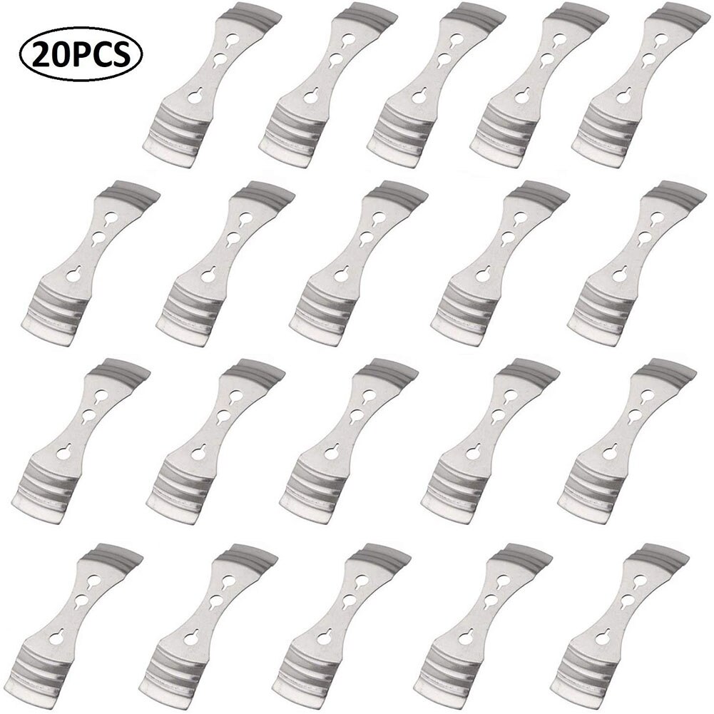 20 piezas de Metal para mechas de vela, dispositivo de centrado, suministros para fabricación de velas, soporte para velas, accesorios hechos a mano,