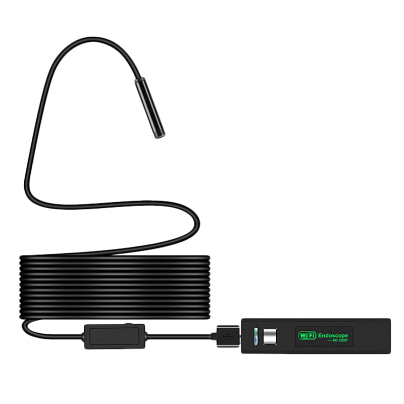 Wireless WiFi Endoscope Camera HD 1200P Mini Soft Cable Inspection Camera 8mm LED Borescope for IOS Android PC Endoscope CNIM Ho