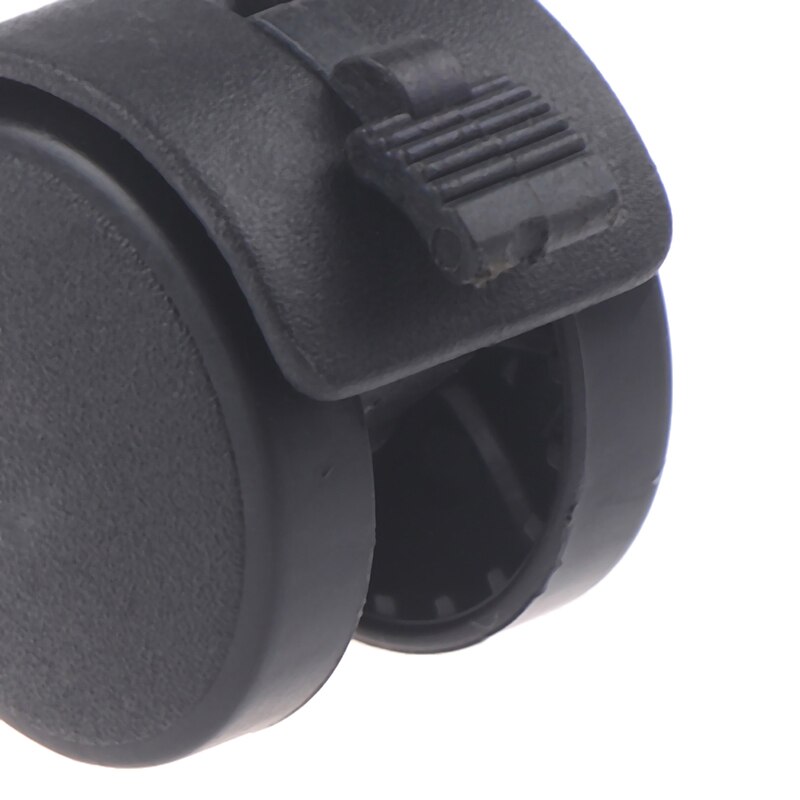 1Pc Stoel Wiel Meubels Caster 1.5 "40Mm M8 Schroef/Plaat Zwenkwielen Vervangen Hardware Trolley stille Rem Bescherming