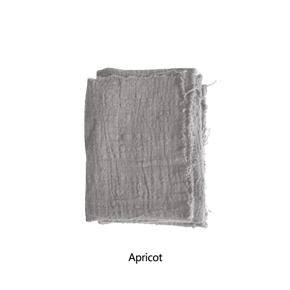 INS Photography Props Retro Bump Texture Cotton Cloth Fotografia Decoration for Baking Fine Foods Bread Photography Background: Apricot