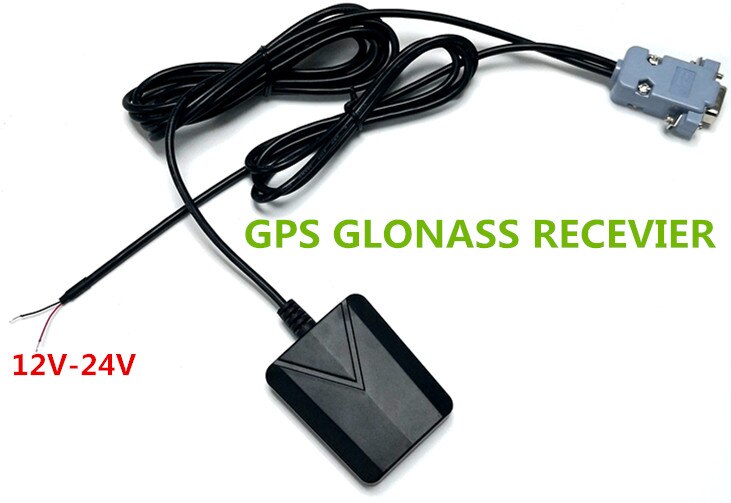 9600 baudrate Industriële 12V-24 DB9 Vrouwelijke 5 m RS232 protocol, voeding RS-232 GNSS GPS glonass ontvanger Module NMEA0183