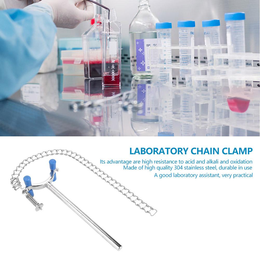 Laboratory Beaker Chain Clamp Clip Beaker Container Fixator Chemical Equipment