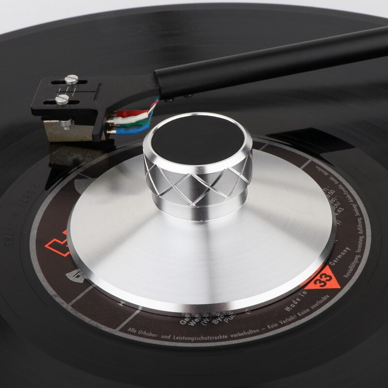 Aluminum Record Weight Stabilizer Record Weight Clamp LP Vinyl Turntables Metal Disc Stabilizer Home Audio