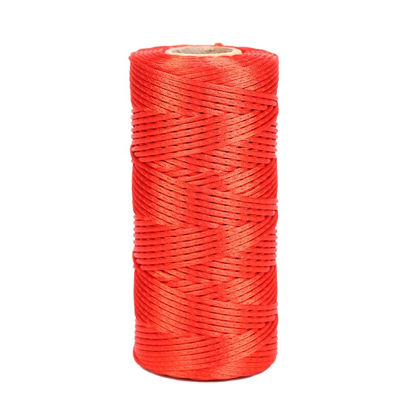 Handmade 1.5mm Gold Silver Cord Rope thread Twisted Macrame String DIY for Home Wedding decoration Tag and packaging Cord: Red