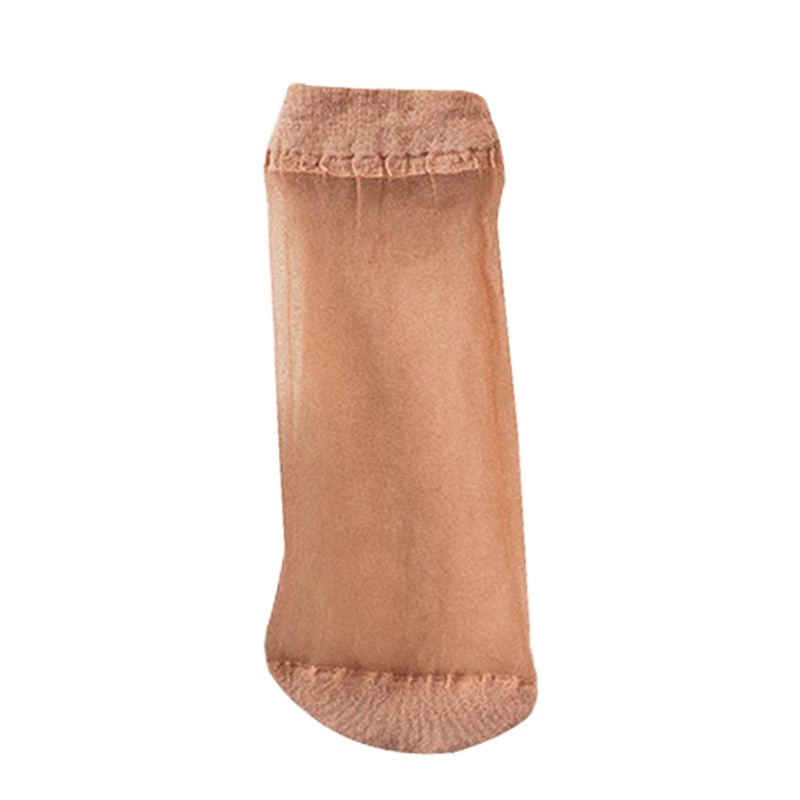 Chaussettes en Nylon pour femmes et filles, 40 pièces = 20 paires/lot, 0.15 usd/paire, Style d'été, Cool, respirant, Sexy, à peau noire, couleur Pure, offre spéciale: C coffee / 20 Pairs