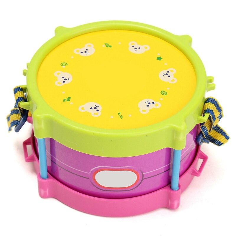 Lbla 5Set Educatief Kinderen Speelgoed Set Baby Roll Drum Muziekinstrumenten Kit Kinderen Baby Tamboerijn Tafelbel Muziek Drums