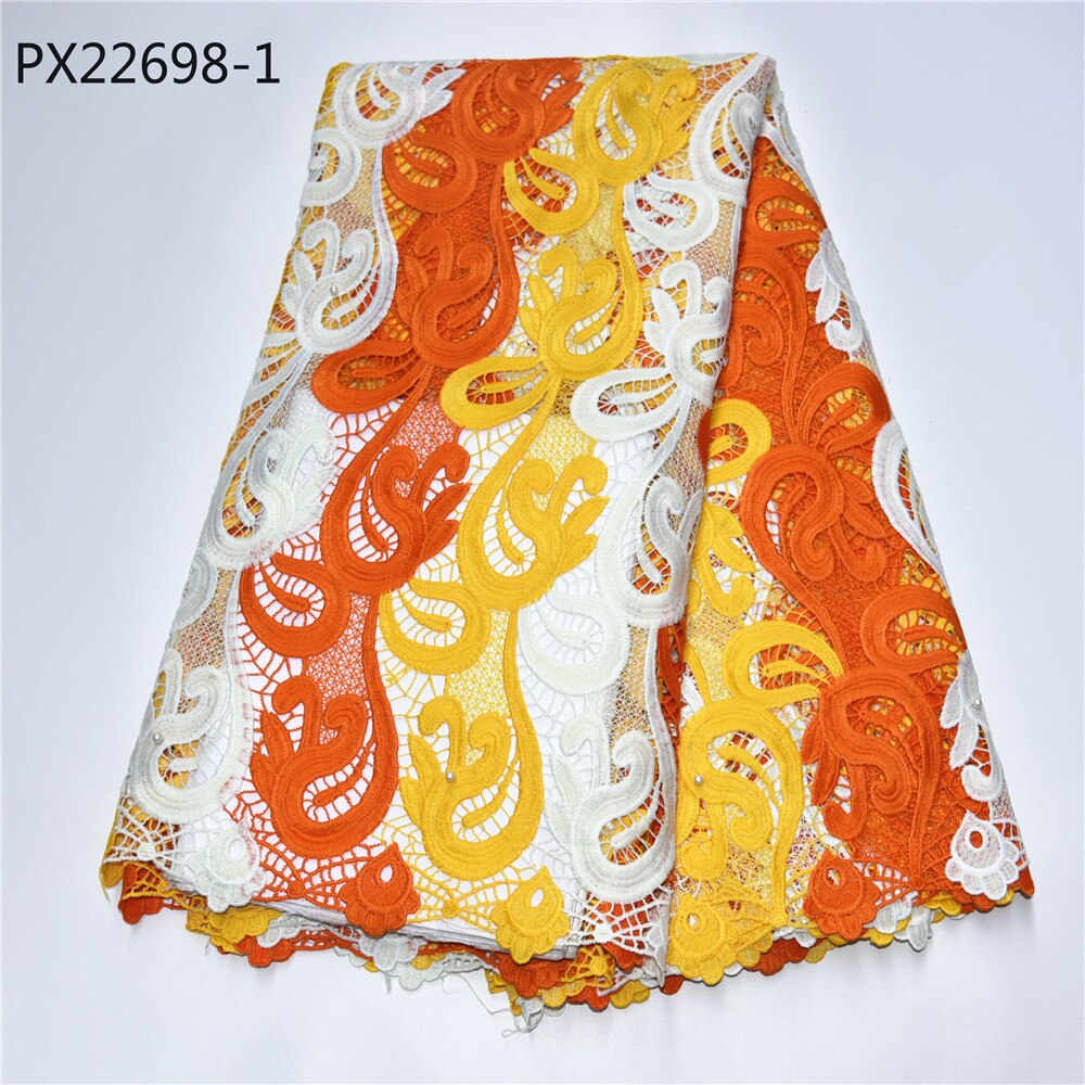 coming African Lace Fabric African Guipure Cord Lace Embroidery wedding cloth use for women dress