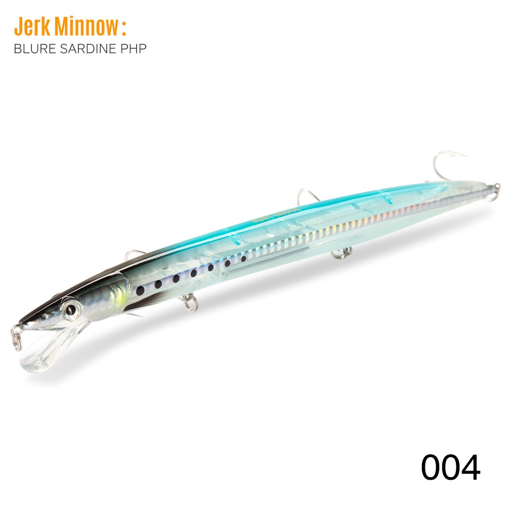 Hunthouse Sandeel jerk Minnow Vissen Lokt 143mm 173mm 208mm Lange Casting Drijvende Lokken jerkbaits pesca LW402