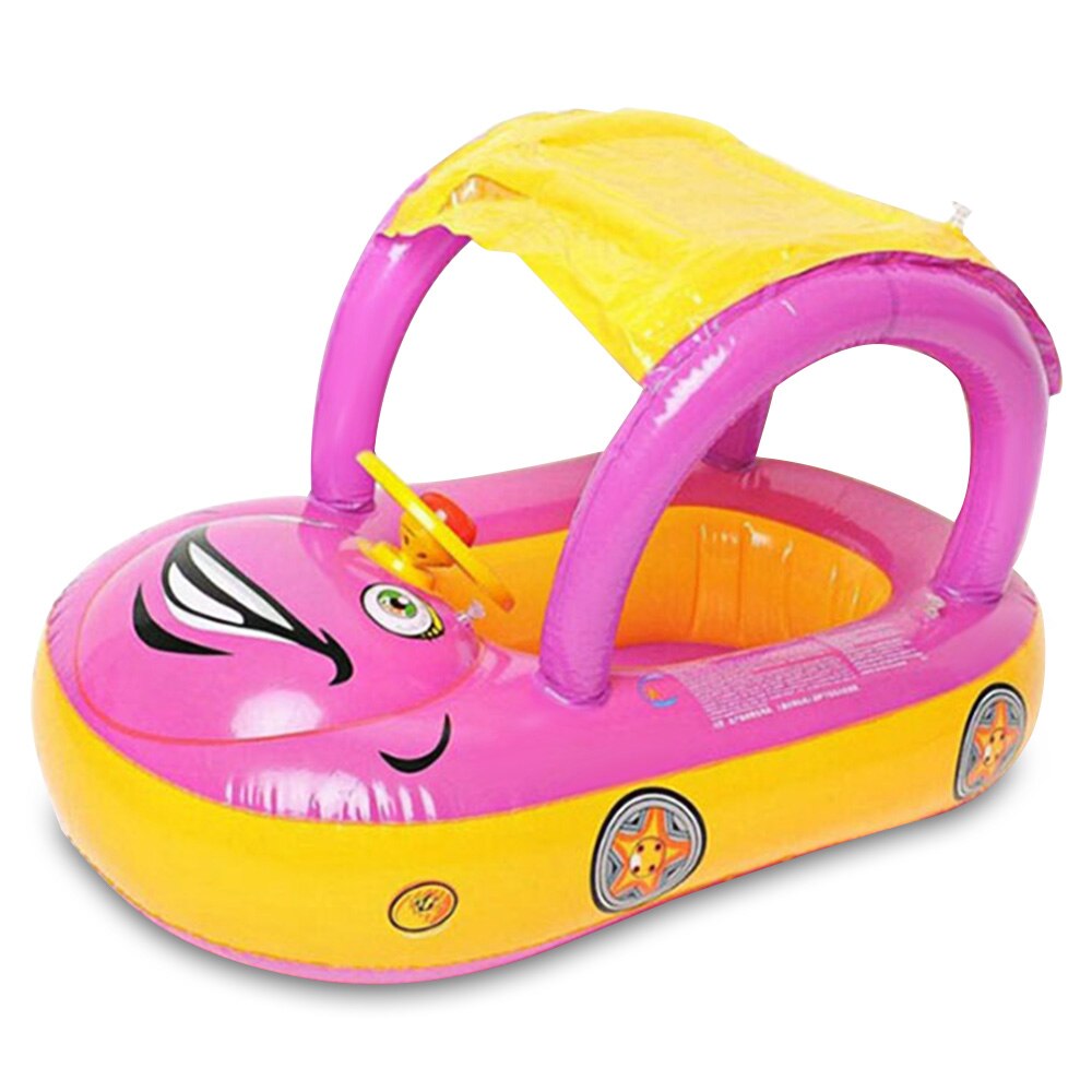 Kinder Aufblasbare Schwimmen Spielzeug Baby Wasser Spielzeug Abnehmbare Markise Auto Boot Ananas Sitz Sprinkler Wasser Ball: Algae Green